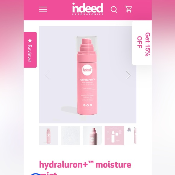 Indeed Laboratories Other - Indeed Laboratories hydraluron+™ moisture mist